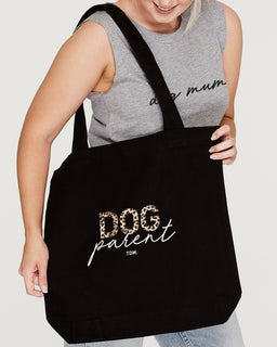 Dog Parent: Leopard Luxe Tote Bag - The Dog Mum