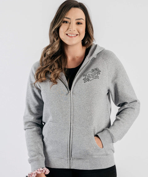 Choose Your Breed Illustration: Women's Zip Hoodie - The Dog Mum