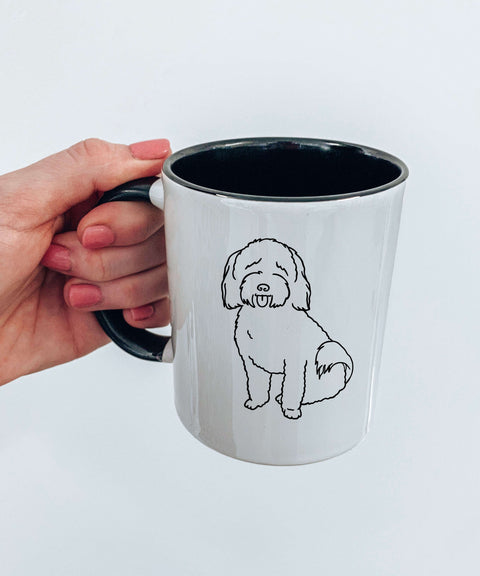 Havanese Illustration Mug - The Dog Mum