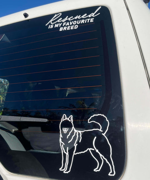 Husky Bumper Sticker - The Dog Mum