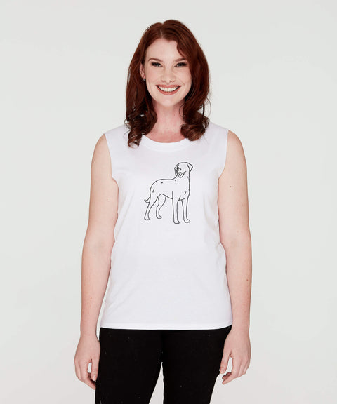 Curly Coated Retriever Mum Illustration: Tank - The Dog Mum