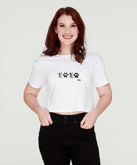 XOXO Crop T-Shirt