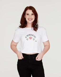 All You Knead Are Cats Crop T-Shirt
