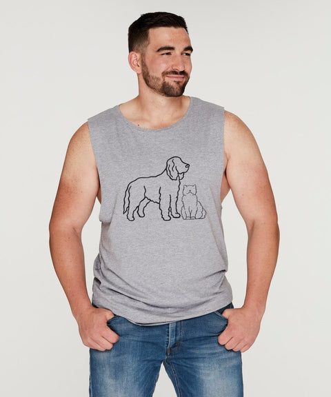 Dog Dad Choose Your Double Breed Illustration: Tank - The Dog Mum