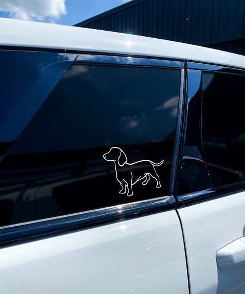 Dachshund Bumper Sticker - The Dog Mum