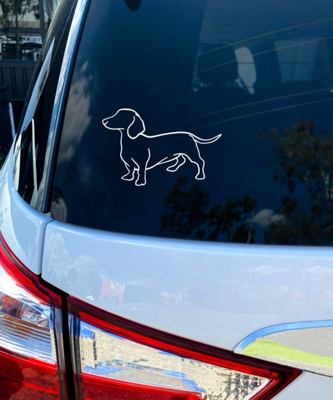 Dachshund Bumper Sticker - The Dog Mum