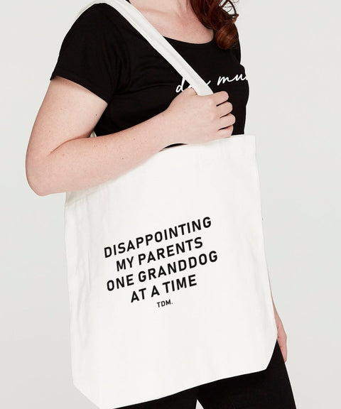 Disappointing My Parents Luxe Tote Bag - The Dog Mum