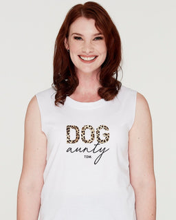 Dog Aunty: Leopard Tank - The Dog Mum