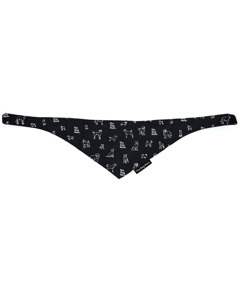 Daddy's Boy Dog Bandana: Black - The Dog Mum