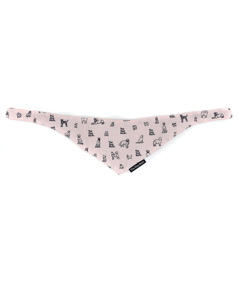 Daddy's Girl Dog Bandana: Light Pink - The Dog Mum