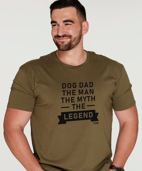 Dog Dad The Man The Myth: T-Shirt - The Dog Mum