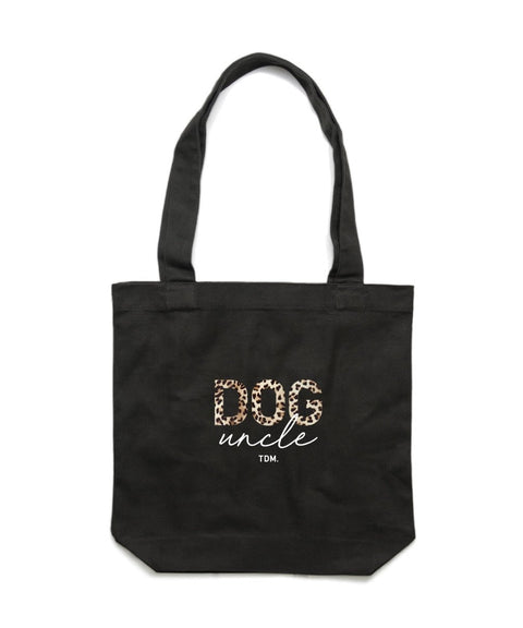 Dog Uncle: Leopard Luxe Tote Bag - The Dog Mum