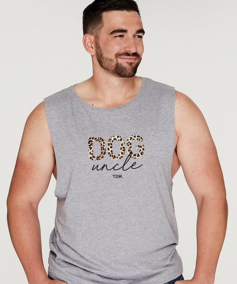 Dog Uncle: Leopard Men's Tank - The Dog Mum