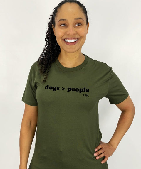 Dogs Over People Unisex T-Shirt - The Dog Mum