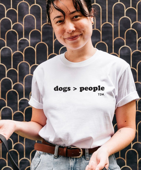 Dogs Over People Unisex T-Shirt - The Dog Mum