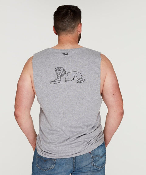 Dogue De Bordeaux Dad Illustration: Tank - The Dog Mum