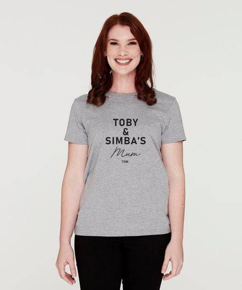 [Dog Name & Dog Name]'s Dog Mum Classic T-Shirt - The Dog Mum