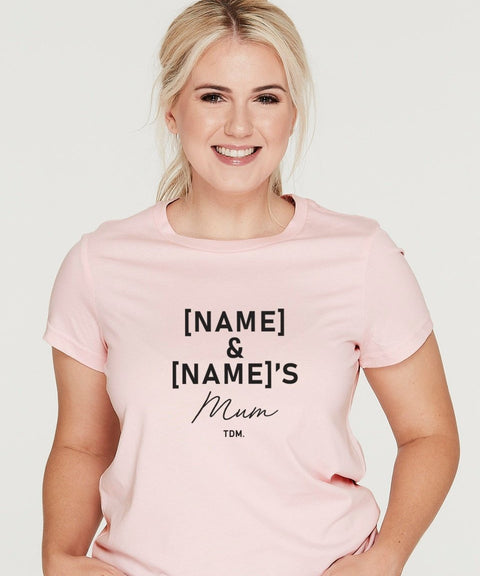 [Dog Name & Dog Name]'s Dog Mum Classic T-Shirt - The Dog Mum