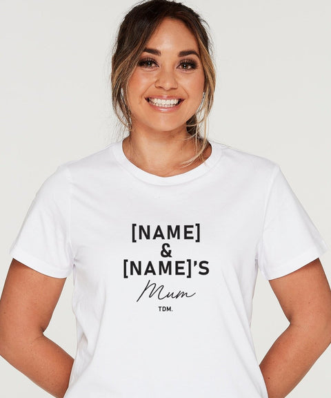 [Dog Name & Dog Name]'s Dog Mum Classic T-Shirt - The Dog Mum