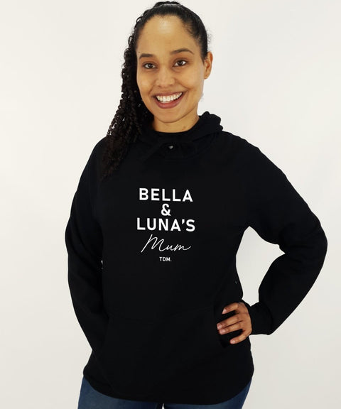 [Dog Name & Dog Name]'s Dog Mum Unisex Hoodie - The Dog Mum