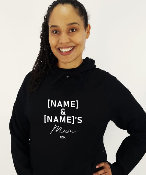 [Dog Name & Dog Name]'s Dog Mum Unisex Hoodie - The Dog Mum
