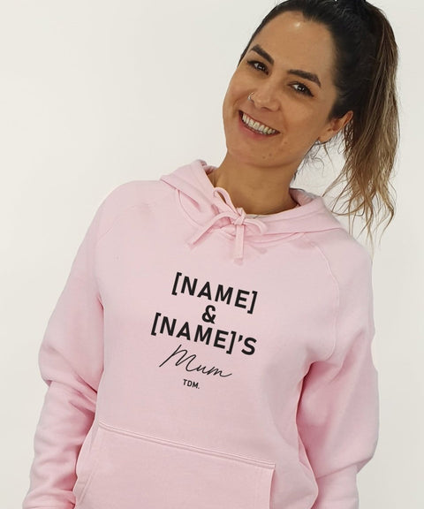 [Dog Name & Dog Name]'s Dog Mum Unisex Hoodie - The Dog Mum