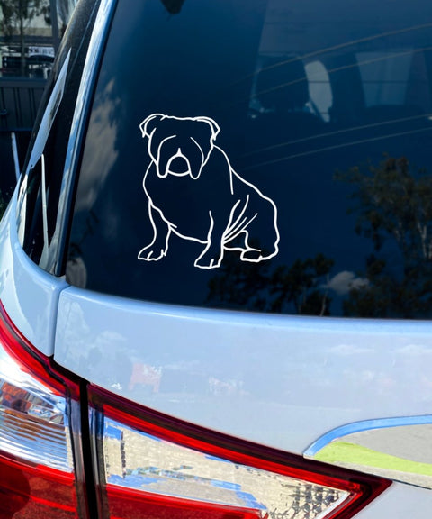 English Bulldog Bumper Sticker - The Dog Mum