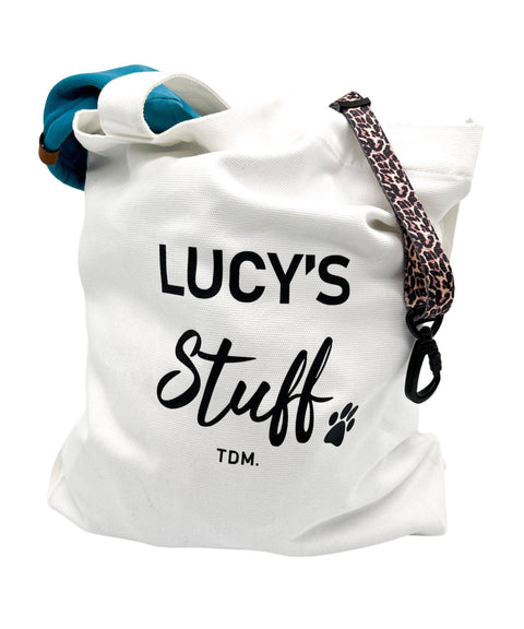 [Dog Name]'s Stuff: Luxe Tote Bag - The Dog Mum