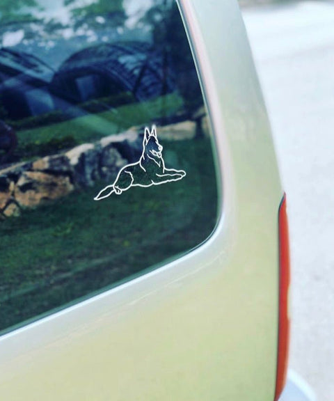 German Shepherd Bumper Sticker - The Dog Mum