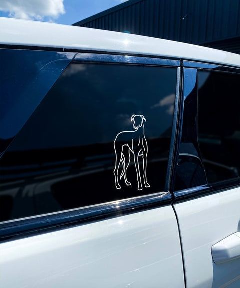 Greyhound Bumper Sticker - The Dog Mum