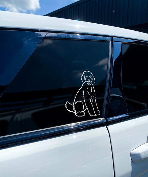 Groodle Bumper Sticker - The Dog Mum