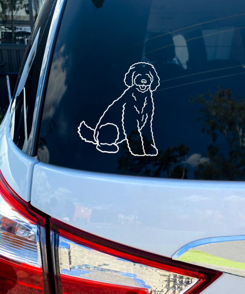 Groodle Bumper Sticker - The Dog Mum