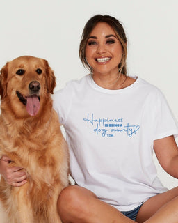 Happiness Is Being A Dog Aunty: Classic T-Shirt - The Dog Mum
