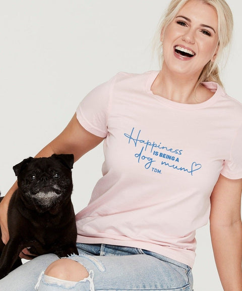 Happiness Is Being A Dog Mum: Classic T-Shirt - The Dog Mum