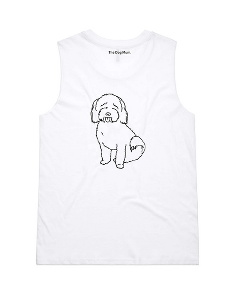 Havanese Mum Illustration: Tank - The Dog Mum