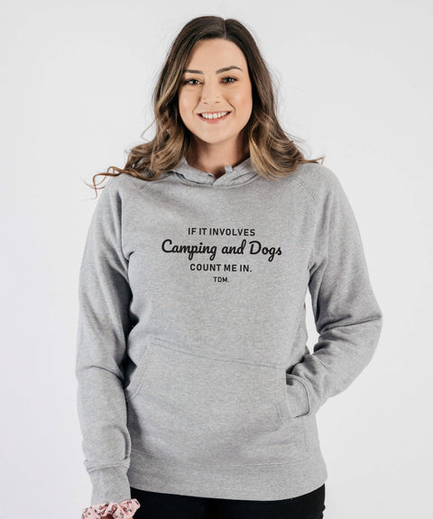 Camping & Dogs: Unisex Hoodie - The Dog Mum