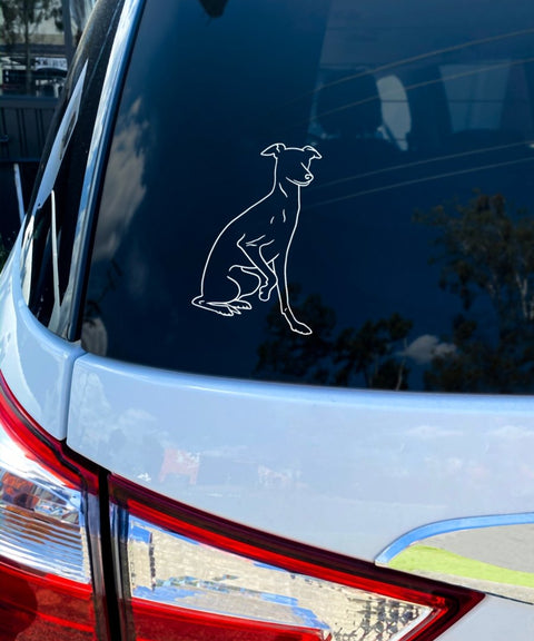 Italian Greyhound Bumper Sticker - The Dog Mum