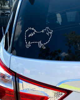 Japanese Spitz Bumper Sticker - The Dog Mum