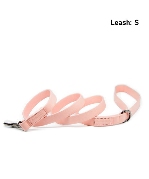 Leash in Luxe Leather: Pink - The Dog Mum