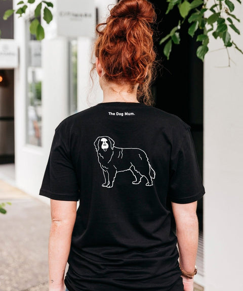 Leonberger Mum Illustration: Unisex T-Shirt - The Dog Mum