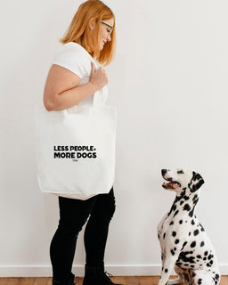 Less People More Dogs Luxe Tote Bag - The Dog Mum