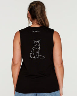 Maine Coon Mum Illustration: Tank - The Dog Mum