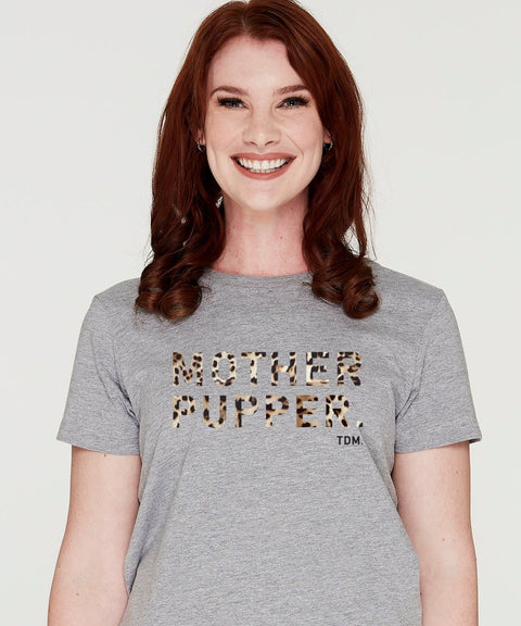 Motherpupper: Leopard Classic T-Shirt - The Dog Mum
