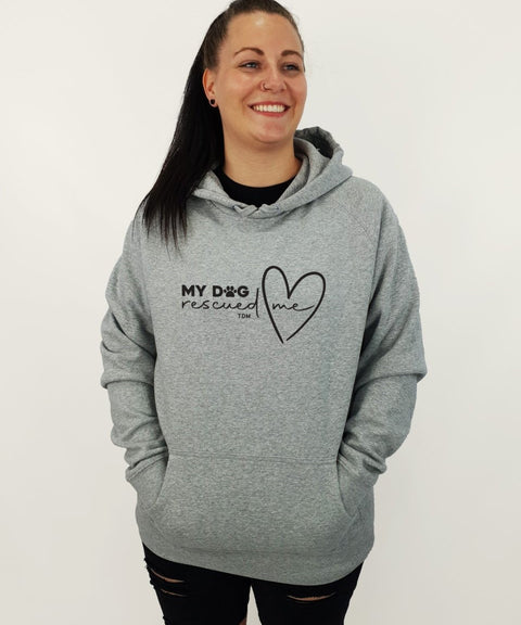 My Dog/s Rescued Me: Unisex Hoodie - The Dog Mum