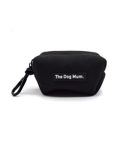 Walk Kit Black: Collar + Leash + Bag Holder - The Dog Mum