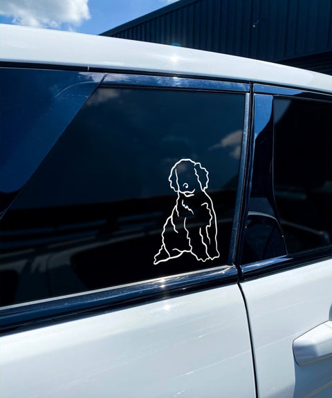 Shoodle Bumper Sticker - The Dog Mum