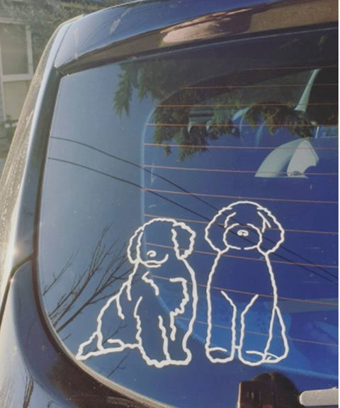 Shoodle Bumper Sticker - The Dog Mum