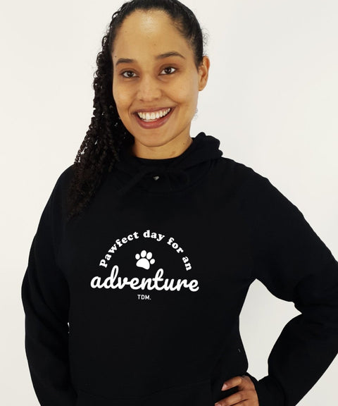 Pawfect Day For An Adventure: Unisex Hoodie - The Dog Mum