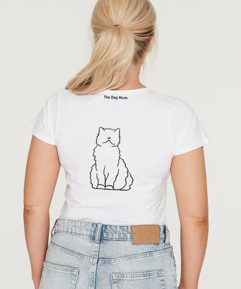 Persian Mum Illustration: Scoop T-Shirt - The Dog Mum
