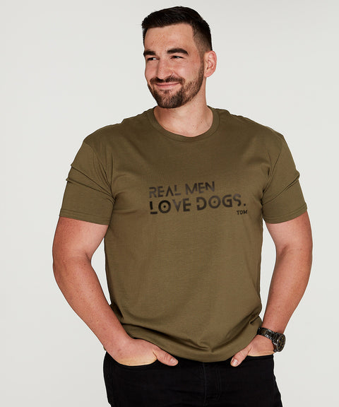 Real Men Love Dogs Mens T-Shirt